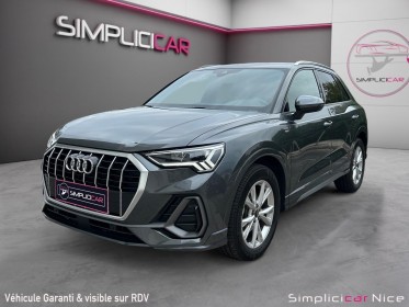 Audi q3 35 tfsi 150 s tronic 7 s line occasion  simplicicar nice - pfvauto simplicicar simplicibike france