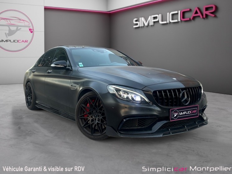 Mercedes classe c 63 s amg 7g-tronic a pack carbone garantie 12 mois occasion montpellier (34) simplicicar simplicibike france