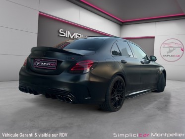 Mercedes classe c 63 s amg 7g-tronic a pack carbone garantie 12 mois occasion montpellier (34) simplicicar simplicibike france