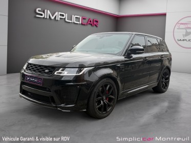 Land rover range rover sport mark viii v8 s/c 5.0l 575ch svr pack carbone occasion montreuil (porte de vincennes)(75)...