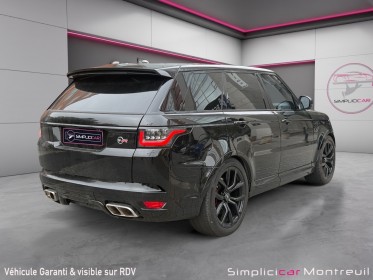 Land rover range rover sport mark viii v8 s/c 5.0l 575ch svr pack carbone occasion montreuil (porte de vincennes)(75)...