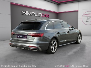 Audi a4 avant 35 tfsi 150 s tronic 7 s line caméra de recul apple carplay garantie 12 mois occasion simplicicar...