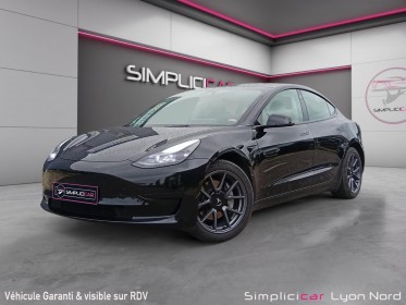 Tesla model 3 autonomie standard plus rwd longue range  auto pilot soundsystem garantie 12 mois occasion simplicicar lyon...
