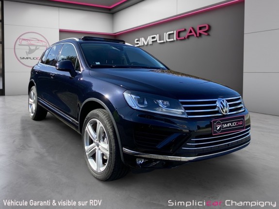 Volkswagen touareg 3.0 v6 tdi 262 bmt tiptronic 8 4motion carat occasion champigny-sur-marne (94) simplicicar simplicibike...