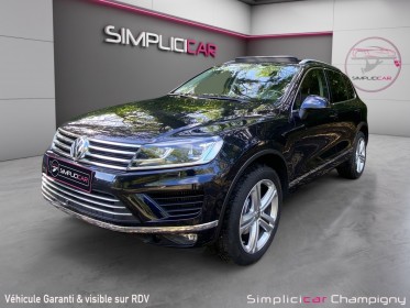 Volkswagen touareg 3.0 v6 tdi 262 bmt tiptronic 8 4motion carat occasion champigny-sur-marne (94) simplicicar simplicibike...