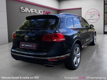 Volkswagen touareg 3.0 v6 tdi 262 bmt tiptronic 8 4motion carat occasion champigny-sur-marne (94) simplicicar simplicibike...