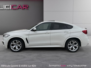 Bmw x6 e71 lci xdrive40d 313ch m sport caméra arr / toit ouvrant / sièges chauffant alcantara occasion simplicicar veauche...