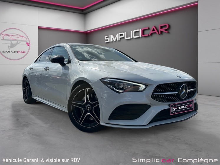 Mercedes cla coupe 200 amg line  7g-dct - 360 - led ambiance - faible km - occasion simplicicar compiegne simplicicar...
