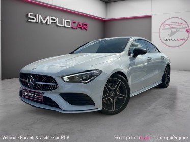 Mercedes cla coupe 200 amg line  7g-dct - 360 - led ambiance - faible km - occasion simplicicar compiegne simplicicar...