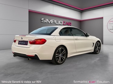 Bmw serie 4 cabriolet f33 440i 326cv - pack m-sport - garantie 12 mois occasion simplicicar toulon est simplicicar...