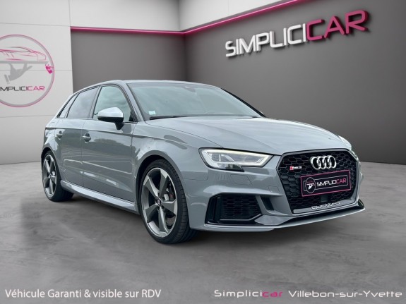 Audi rs3 sportback 2.5 tfsi 400ch s tronic 7 quattro garantie 12 mois occasion simplicicar villebon-sur-yvette simplicicar...