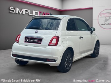 Fiat 500 serie 8 euro 6d-temp 1.2 69 ch s/s dualogic sport occasion cannes (06) simplicicar simplicibike france