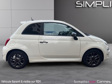 Fiat 500 serie 8 euro 6d-temp 1.2 69 ch s/s dualogic sport occasion cannes (06) simplicicar simplicibike france