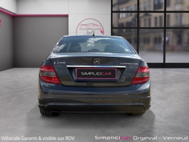 Mercedes classe c 200k avantgarde/ full entretien mercedes occasion simplicicar orgeval  simplicicar simplicibike france