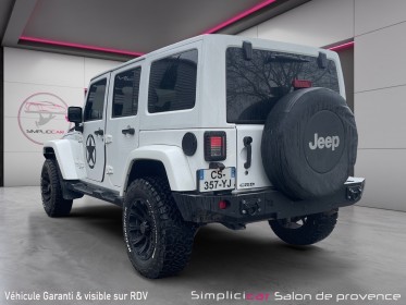 Jeep wrangler 2.8 crd 200 unlimited sahara / prepa bumper / camera / entretien a jour occasion simplicicar salon de provence...