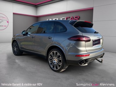 Porsche cayenne 4.2d v8 385 ch s tiptronic - toit ouvrant - attelage - carplay - jantes turbo 21 occasion simplicicar rennes...