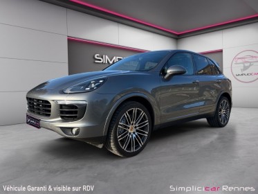 Porsche cayenne 4.2d v8 385 ch s tiptronic - toit ouvrant - attelage - carplay - jantes turbo 21 occasion simplicicar rennes...