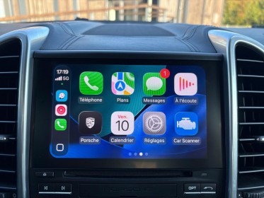 Porsche cayenne 4.2d v8 385 ch s tiptronic - toit ouvrant - attelage - carplay - jantes turbo 21 occasion simplicicar rennes...
