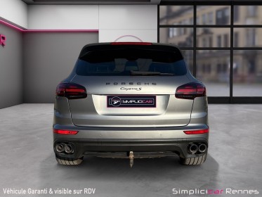 Porsche cayenne 4.2d v8 385 ch s tiptronic - toit ouvrant - attelage - carplay - jantes turbo 21 occasion simplicicar rennes...