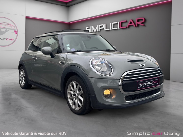 Mini hatch 3 portes f56 cooper 136 ch pack chili - garantie 12 mois occasion osny simplicicar simplicibike france