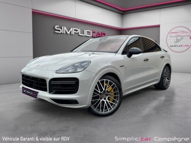 Porsche cayenne coupe turbo s e-hybrid 4.0 v8 680 ch gris craie - full - faible km - immat fr - occasion simplicicar...