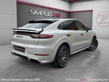 Porsche cayenne coupe turbo s e-hybrid 4.0 v8 680 ch gris craie - full - faible km - immat fr - occasion simplicicar...