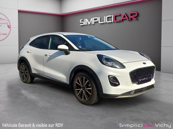 Ford puma 1.0 ecoboost 125 ch mhev titanium bvm6 garantie 12 mois occasion simplicicar vichy simplicicar simplicibike france