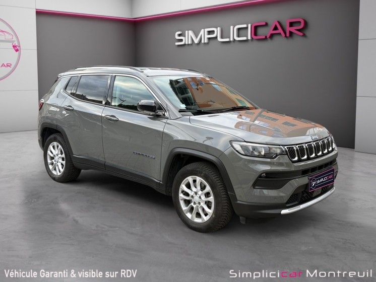 Jeep compass 1.3 phev t4 190 ch 4xe eawd limited/garantie 12 mois/carplay/caméra occasion montreuil (porte de vincennes)(75)... Jeep compass 1.3 phev t4 190 ch 4xe eawd limited/garantie 12 mois/carplay/caméra occasion montreuil (porte de vincennes)(75)...