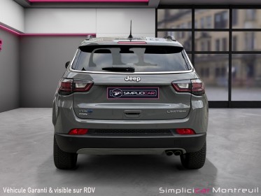 Jeep compass 1.3 phev t4 190 ch 4xe eawd limited/garantie 12 mois/carplay/caméra occasion montreuil (porte de vincennes)(75)...