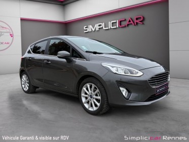 Ford fiesta 1.5 tdci 85 ch bvm6 titanium - carplay - radar ar - clim auto occasion simplicicar rennes simplicicar...