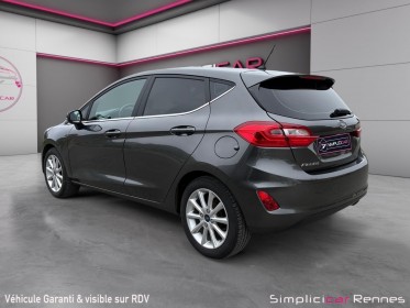 Ford fiesta 1.5 tdci 85 ch bvm6 titanium - carplay - radar ar - clim auto occasion simplicicar rennes simplicicar...
