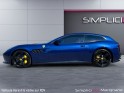 Ferrari gtc4 lusso v12 bleu tour de france  interieur rosso ferrari carnet ferrari visible en agence occasion simplicicar...