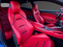 Ferrari gtc4 lusso v12 bleu tour de france  interieur rosso ferrari carnet ferrari visible en agence occasion simplicicar...
