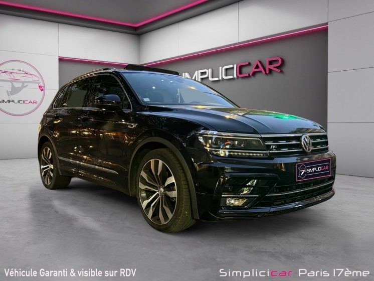 Volkswagen tiguan 2.0 tdi 150 dsg7 black r-line occasion paris 17ème (75)(porte maillot) simplicicar simplicibike france