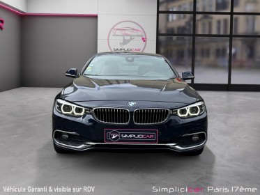 Bmw serie 4 cabriolet f33 lci 420d 190 ch luxury occasion paris 17ème (75)(porte maillot) simplicicar simplicibike france