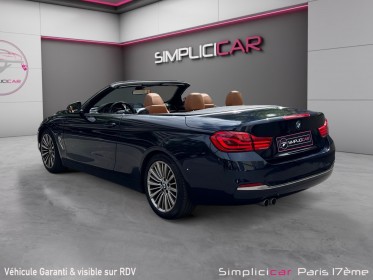 Bmw serie 4 cabriolet f33 lci 420d 190 ch luxury occasion paris 17ème (75)(porte maillot) simplicicar simplicibike france