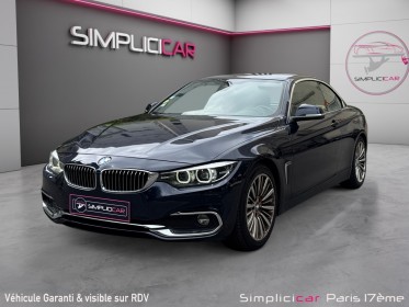 Bmw serie 4 cabriolet f33 lci 420d 190 ch luxury occasion paris 17ème (75)(porte maillot) simplicicar simplicibike france