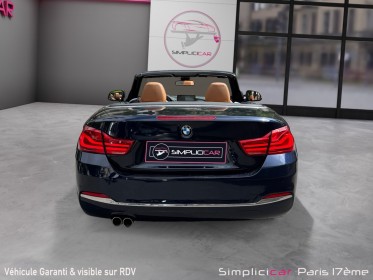 Bmw serie 4 cabriolet f33 lci 420d 190 ch luxury occasion paris 17ème (75)(porte maillot) simplicicar simplicibike france