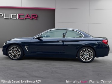 Bmw serie 4 cabriolet f33 lci 420d 190 ch luxury occasion paris 17ème (75)(porte maillot) simplicicar simplicibike france