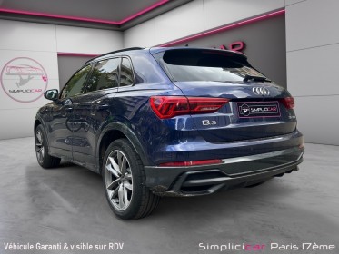 Audi q3 35 tfsi s line-camera 360-sieges Électriques/chauffants-car play-garantie 12 mois occasion paris 17ème (75)(porte...