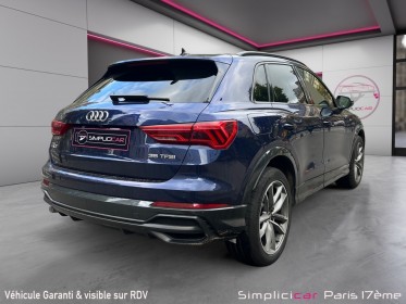 Audi q3 35 tfsi s line-camera 360-sieges Électriques/chauffants-car play-garantie 12 mois occasion paris 17ème (75)(porte...