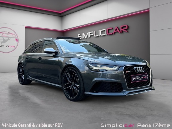 Audi rs6 avant v8 4.0 tfsi 560 quattro tiptronic 8/ toit ouvrant/ siége electrique a memoire, chauffant/ cuir complet/......