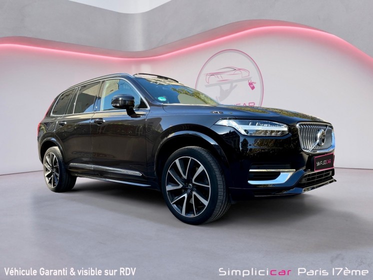 Volvo xc90 recharge t8 awd 30387 ch geartronic 8 7pl inscription luxe garantie 12 mois occasion paris 17ème (75)(porte... Volvo xc90 recharge t8 awd 30387 ch geartronic 8 7pl inscription luxe garantie 12 mois occasion paris 17ème (75)(porte...