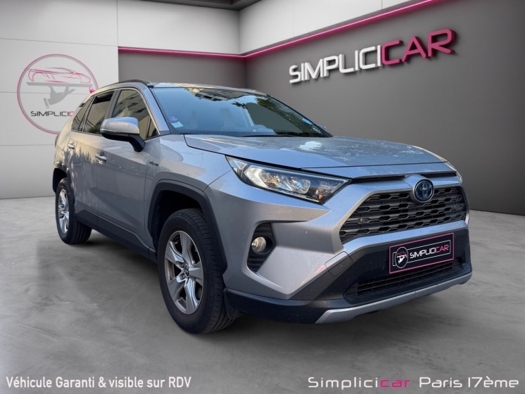Toyota rav4 hybride 218 ch 2wd lounge occasion paris 17ème (75)(porte maillot) simplicicar simplicibike france