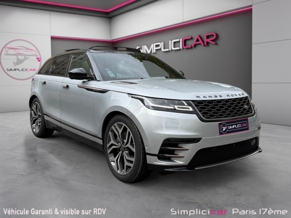 Land rover range rover velar p380 3.0 scv6 r-dynamic/entretien land rover /carplay/sieges chauffant/toit ouvrant/meridian......