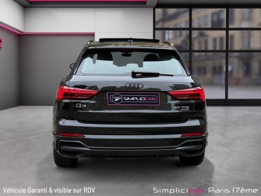 Audi q3 q3 40 tfsi 190 ch s tronic 7 quattro s line - toit ouvrant - car play - garantie 12 mois occasion paris 17ème...