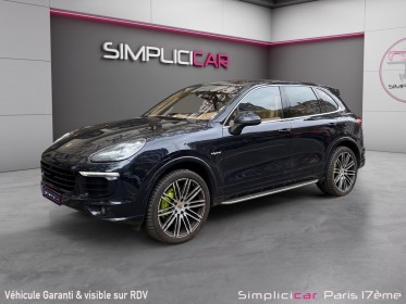 Porsche cayenne 3.0 v6 416 ch s e-hybrid  rechargeable tiptronic a/ full entretient porsche / burmeister / cuir etendu...