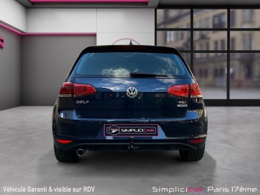 Volkswagen golf 1.6 tdi 110 bluemotion technology fap dsg7 carat garantie 12 mois occasion paris 17ème (75)(porte maillot)...