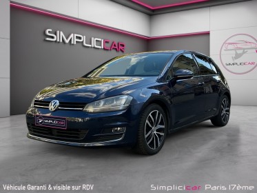 Volkswagen golf 1.6 tdi 110 bluemotion technology fap dsg7 carat garantie 12 mois occasion paris 17ème (75)(porte maillot)...