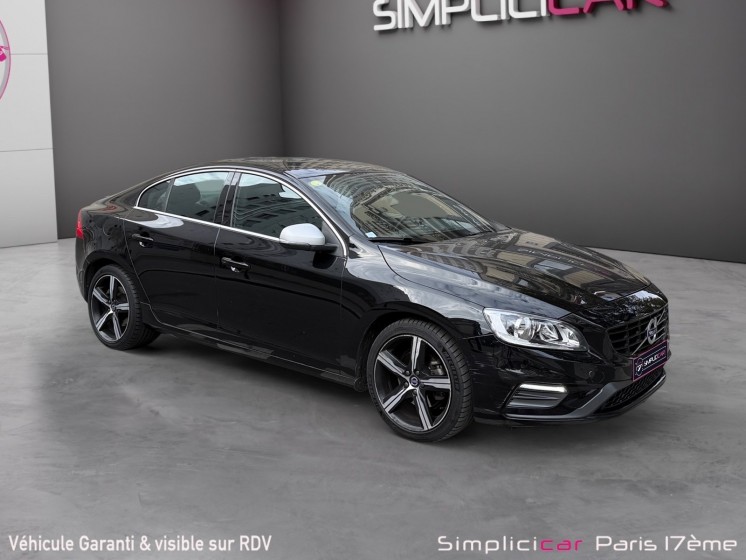 Volvo s60 d3 150 ch stopstart geartronic 6 r-design/ radar de recul / bluethooth / garantie 12 mois occasion paris 17ème...